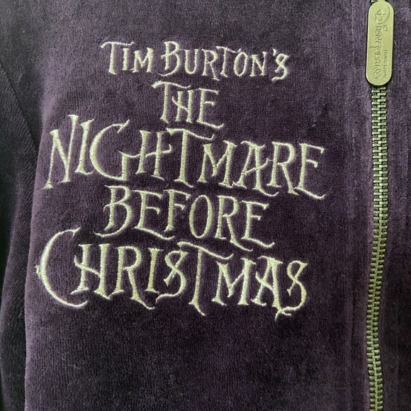 Disney Hong Kong Disneyland Nightmare Before Christmas Tim Burton Zip Up - Picture 7 of 8